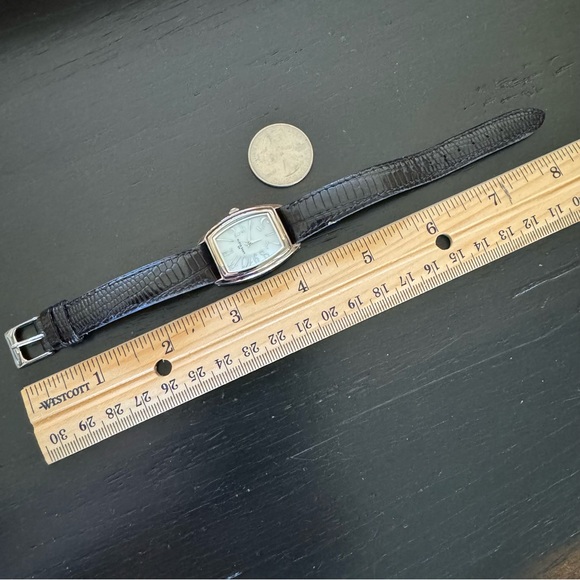 ANNE KLEIN LADIES WATCH W/ INTERCHANGEABLE BANDS- BLACK/PINK/WHITE & PURPLE - Picture 5 of 11